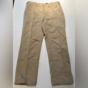The North Face Men’s Beige Khaki Straight Leg Hiking Nylon Pants Size 38 EUC